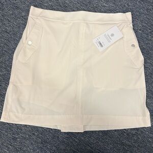 Athleta Vienna Cargo Skort, Size 16, NWT, Cream
